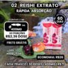 02 frascos de 30 ml  de extrato de cogumelo Reishi