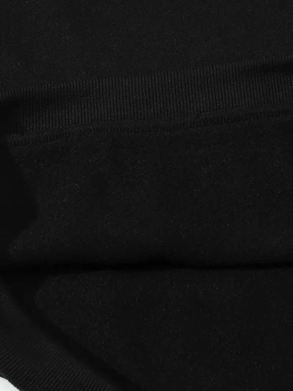 Camiseta de malha casual com capuz, design de cogumelo e sol de desenho animado, poliéster - Image 3
